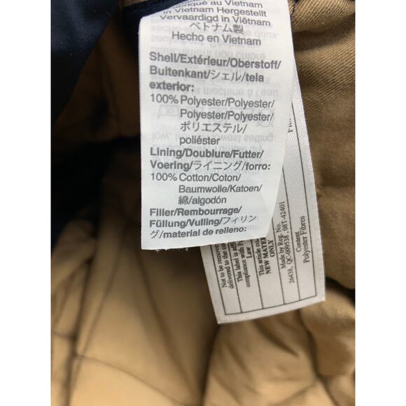 J Crew Mercantile Navy Black Quilted Layering Vest Size XS - Picture 5 of 7